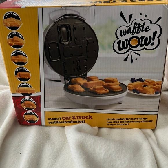 Wow Waffle Other - Waffle Wow Holiday Breakfast/Brunch 3 D Cars and Trucks Waffle Maker